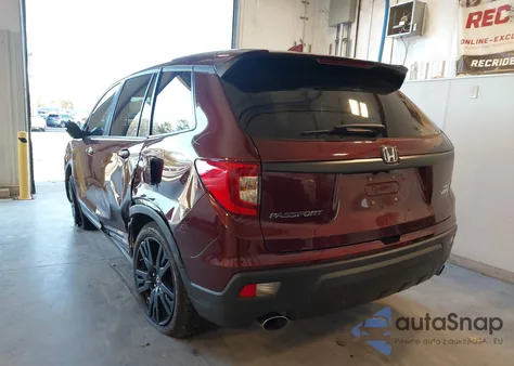 2019 Honda Passport Sport from USA, damaged, VIN 5FNYF8H24KB024487